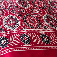 JD000129 Pure Modal Ajrakh classic Red n black vth mirror
