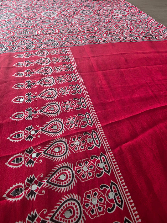 JD000535 Modal Ajrakh vth mirror work