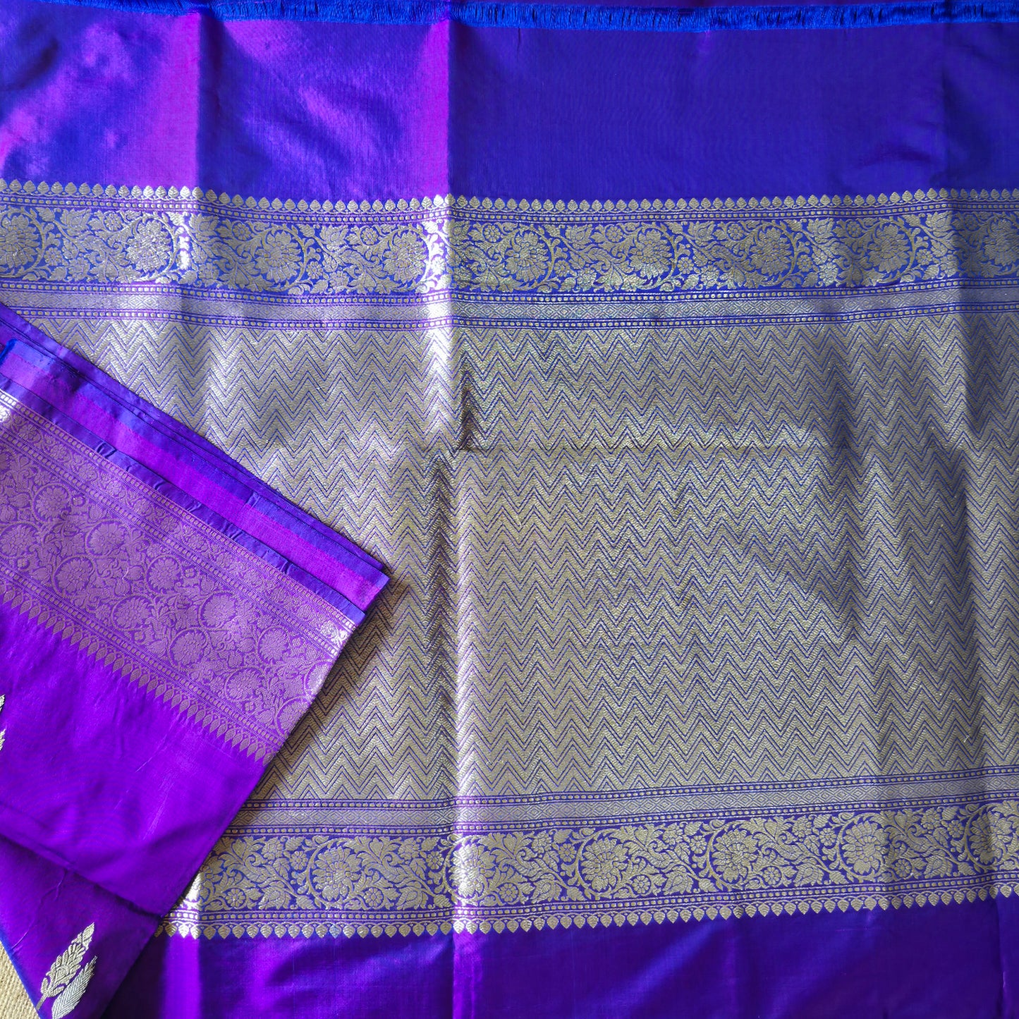 UP000192 - Pure Banarasi Katan  Silk Kaduwa Weave