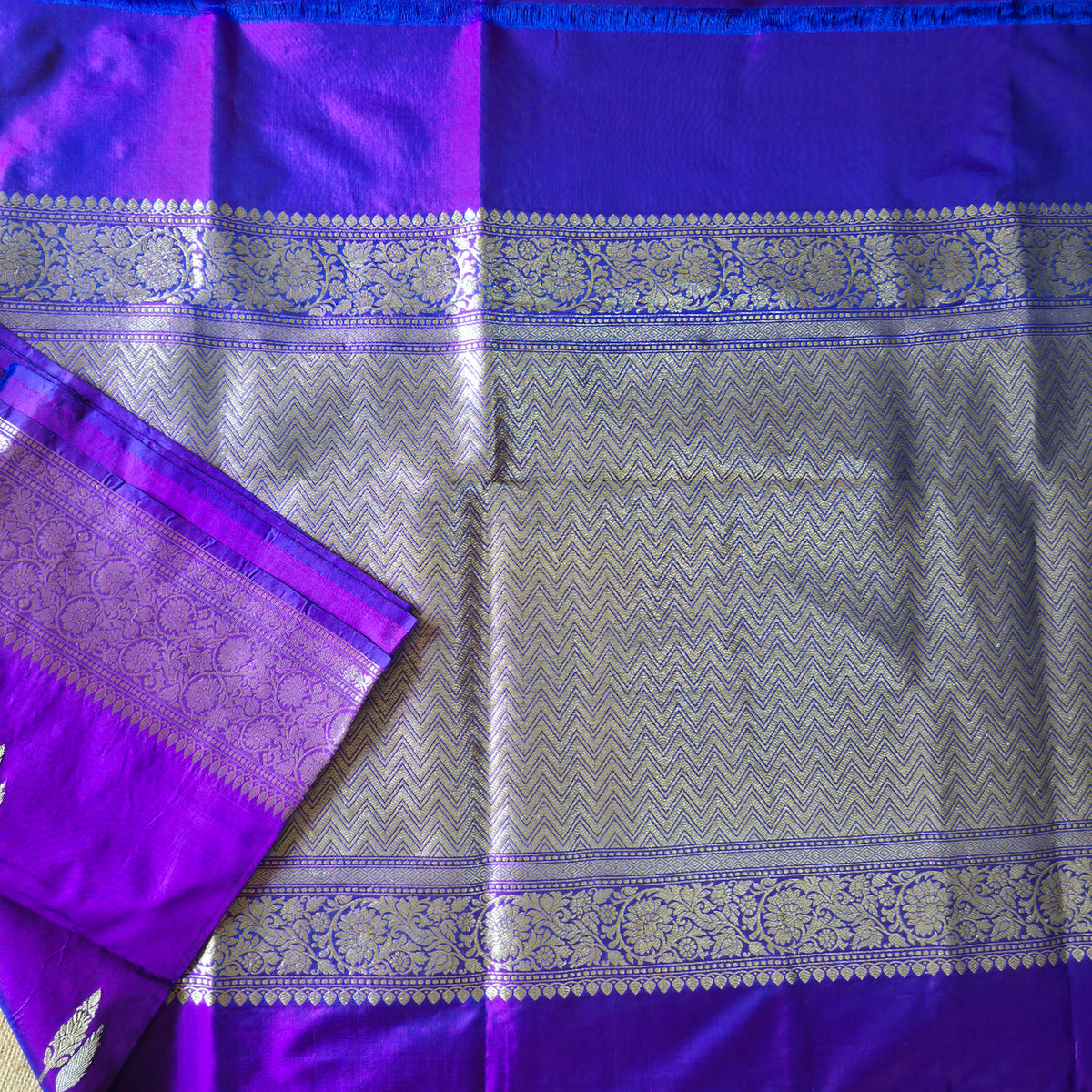 UP000192 - Pure Banarasi Katan  Silk Kaduwa Weave