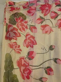 JD000493 Soft Organza - Lotus design