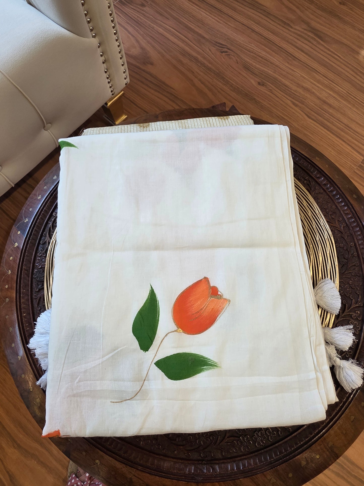 WB000044 Tulips in Mul Cotton