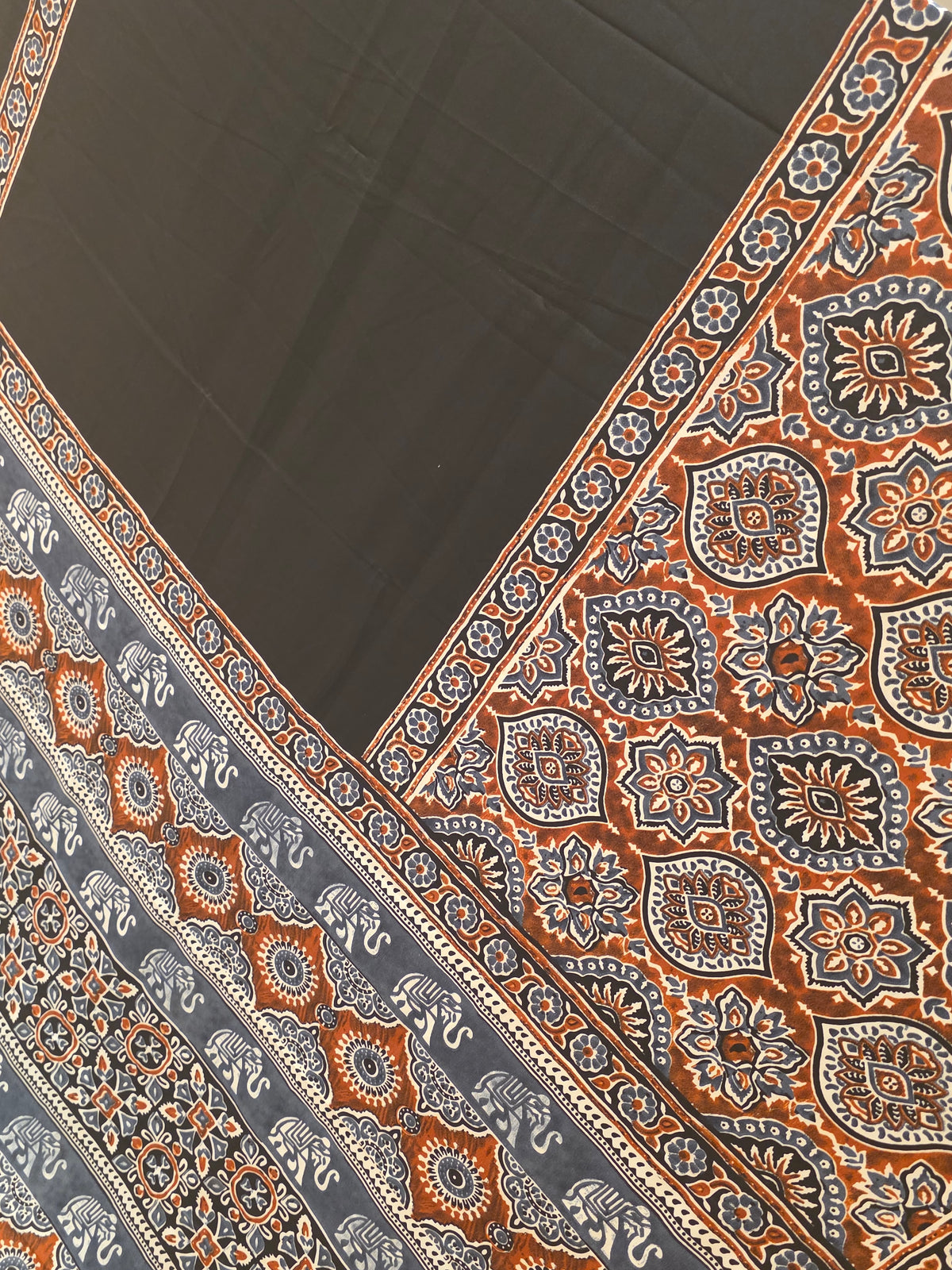 JD000565 Brown Modal Ajrakh