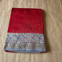 JD000008- Geometrical Pure Maheshwari Silk Saree