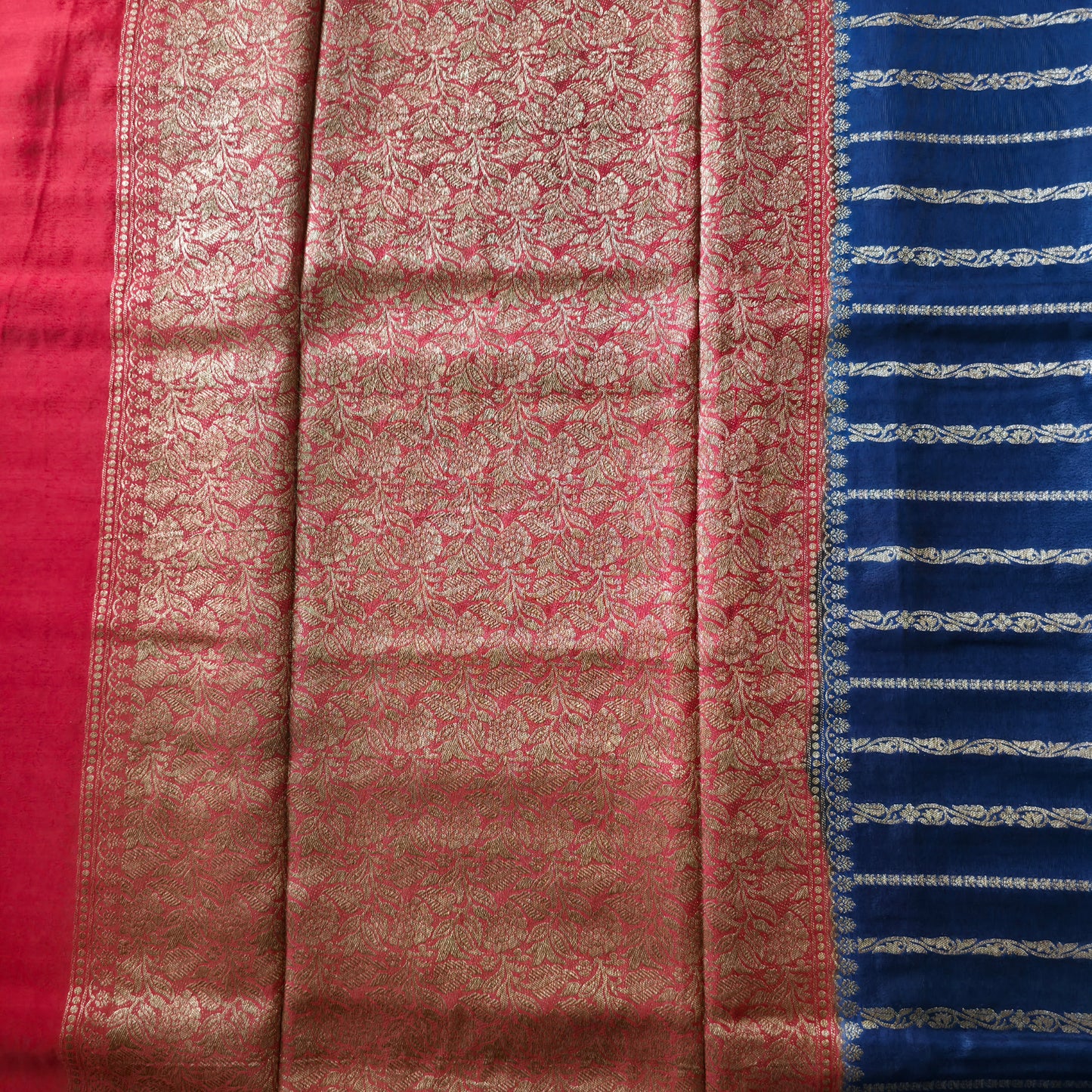 GJ00011 - Banarasi Pure Handloom Khaddi Crepe Chiffon