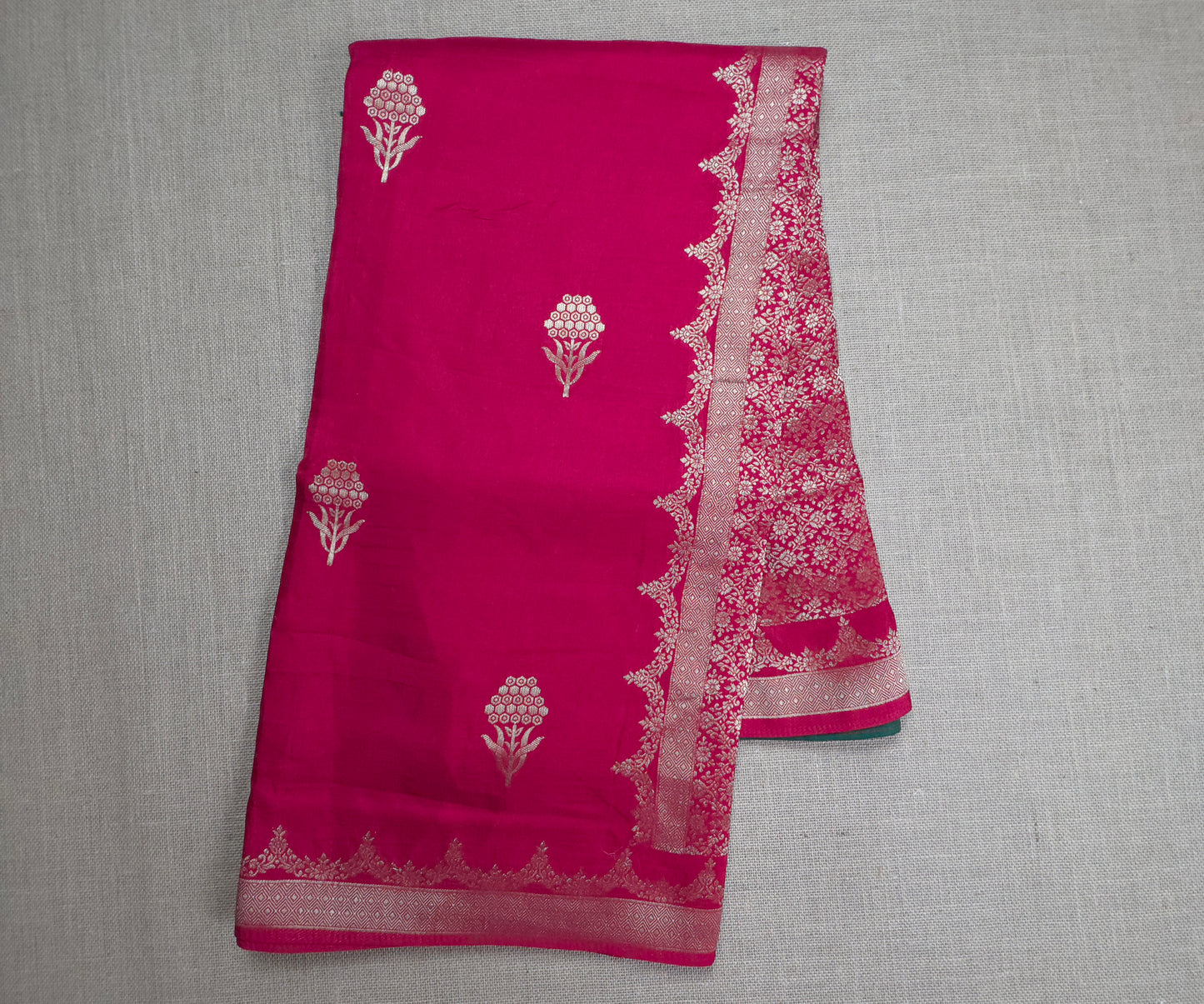UP000134 - Banarasi Semi Silk Satin