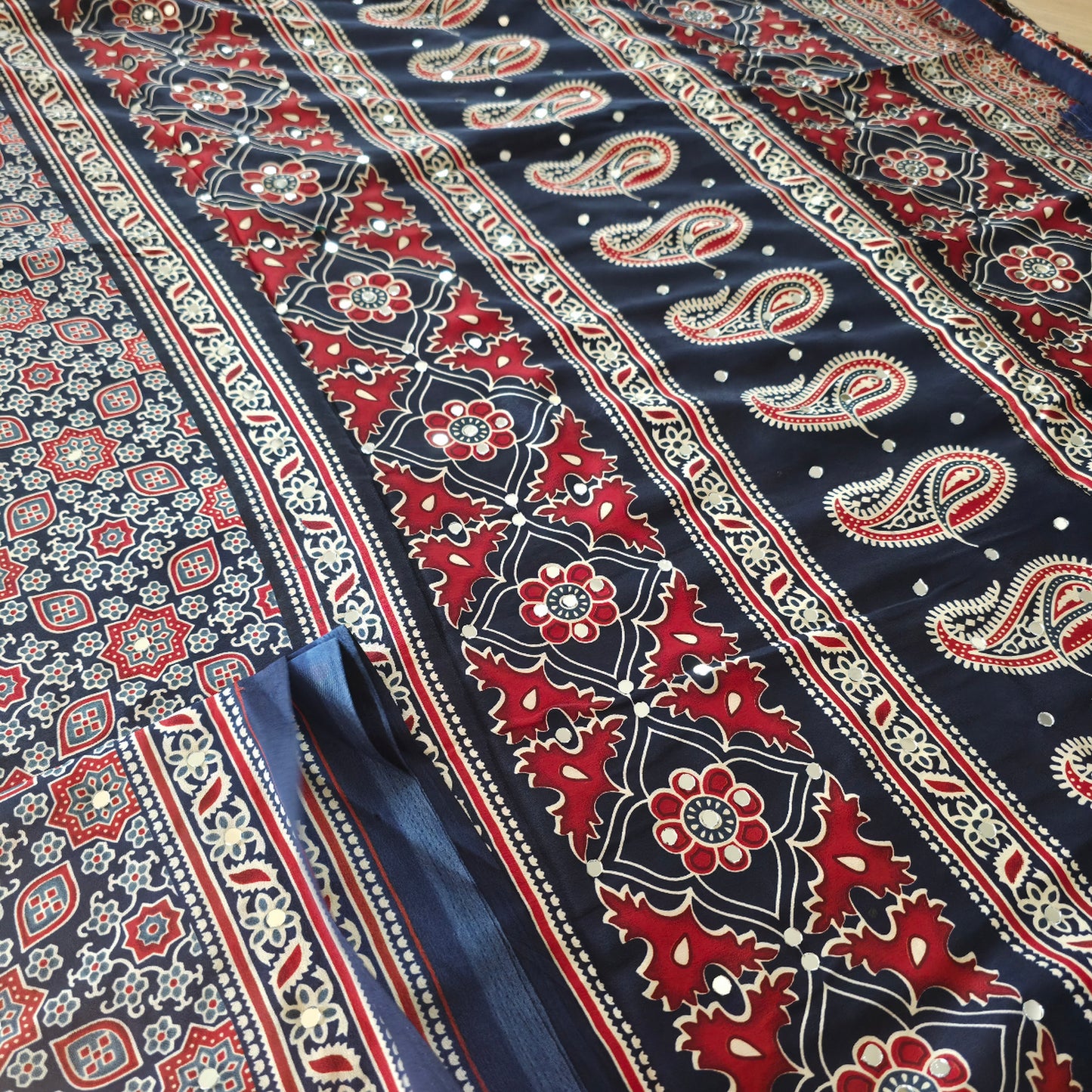JD000482 Ajrakh mirror