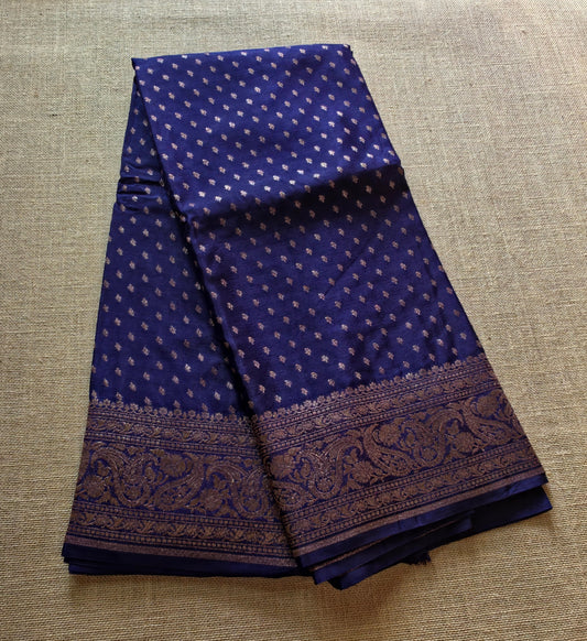 GJ000009 - Banarasi Pure Handloom Khaddi Crepe Chiffon