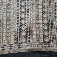 JD000016 - Ajrakh Modal Silk with Mirror Work