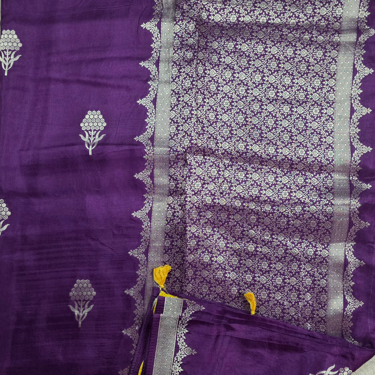 UP000135 -Banarasi Semi Silk Satin