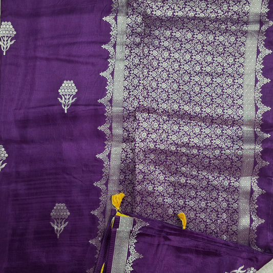 UP000135 -Banarasi Semi Silk Satin