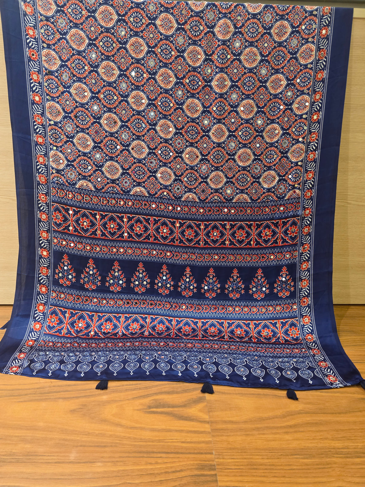 JD000324 ModalAjrakh Mirror Work Blue