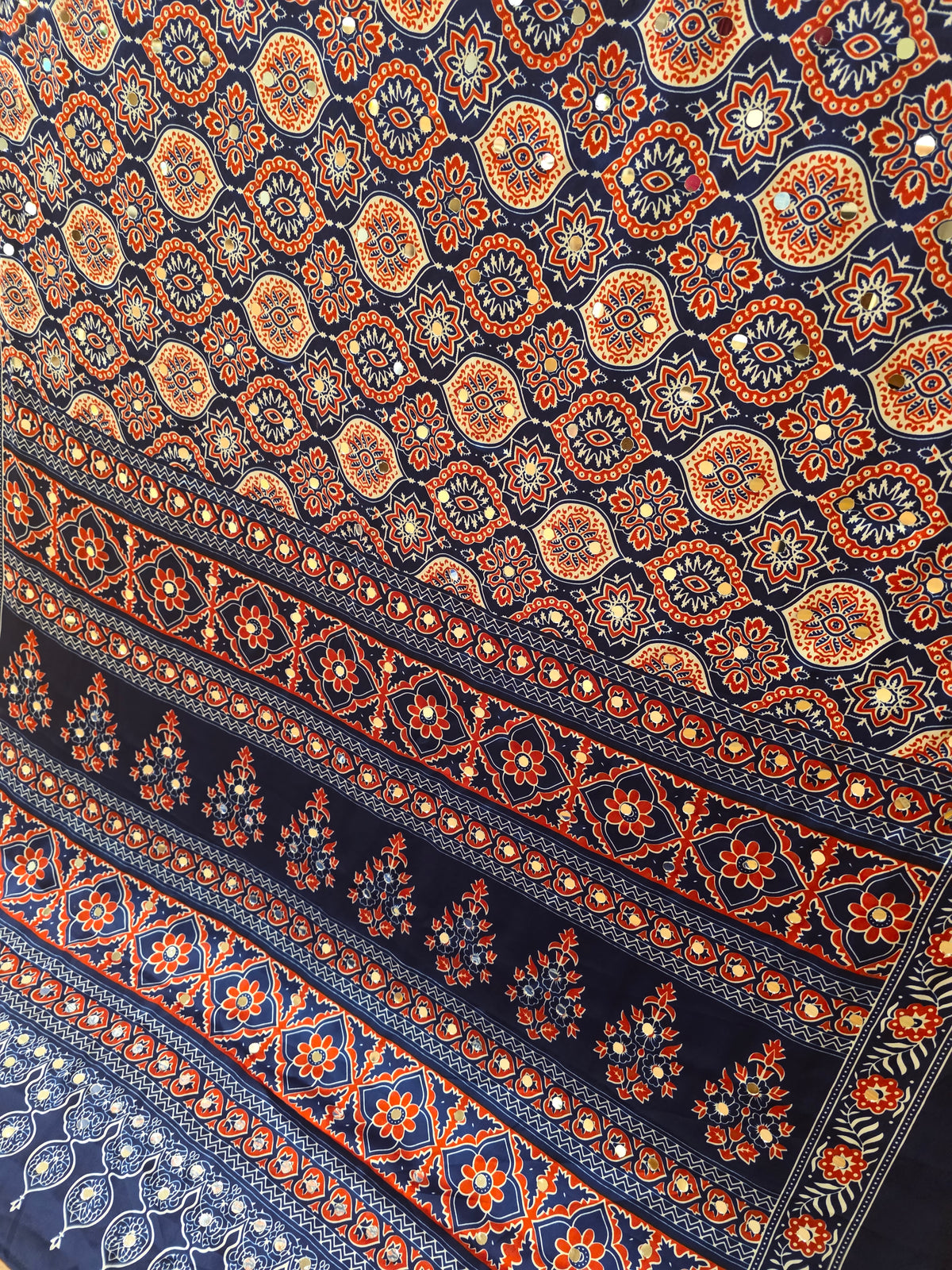 JD000324 ModalAjrakh Mirror Work Blue