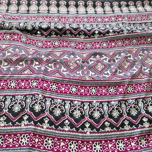 JD000123 Pure Modal Ajrakh Pink