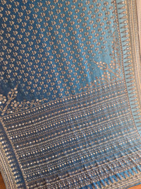 Georgette Saree with Real Mirror & Cutdana Work