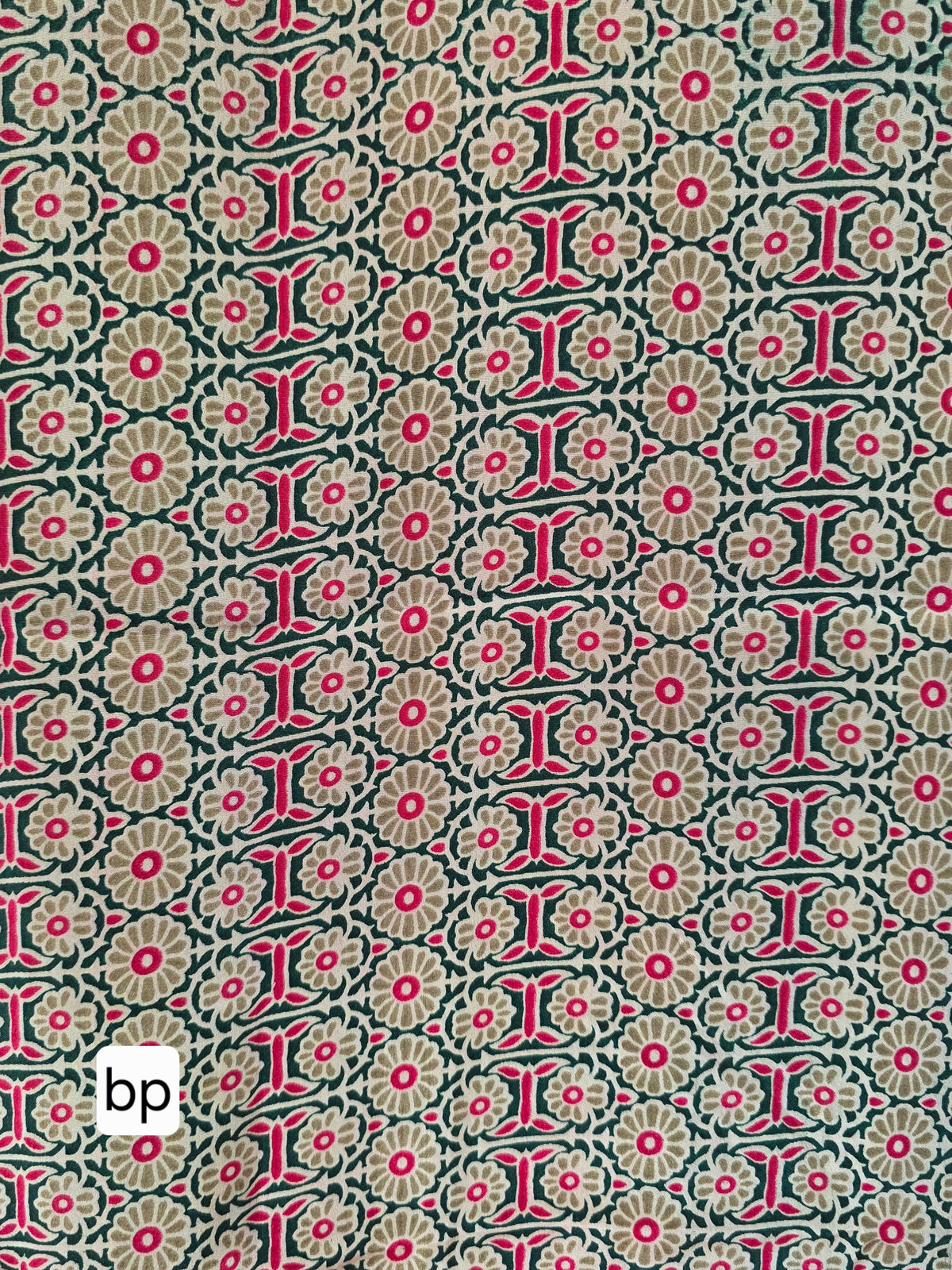 JD000523 Semi Modal Ajrakh Green