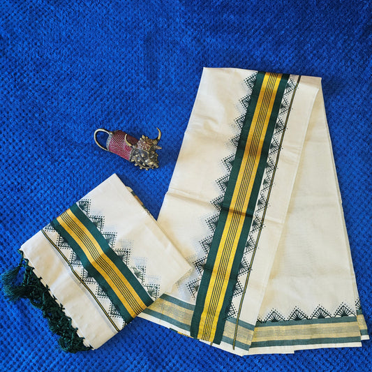 KL000016 - Kerala Set Mundu