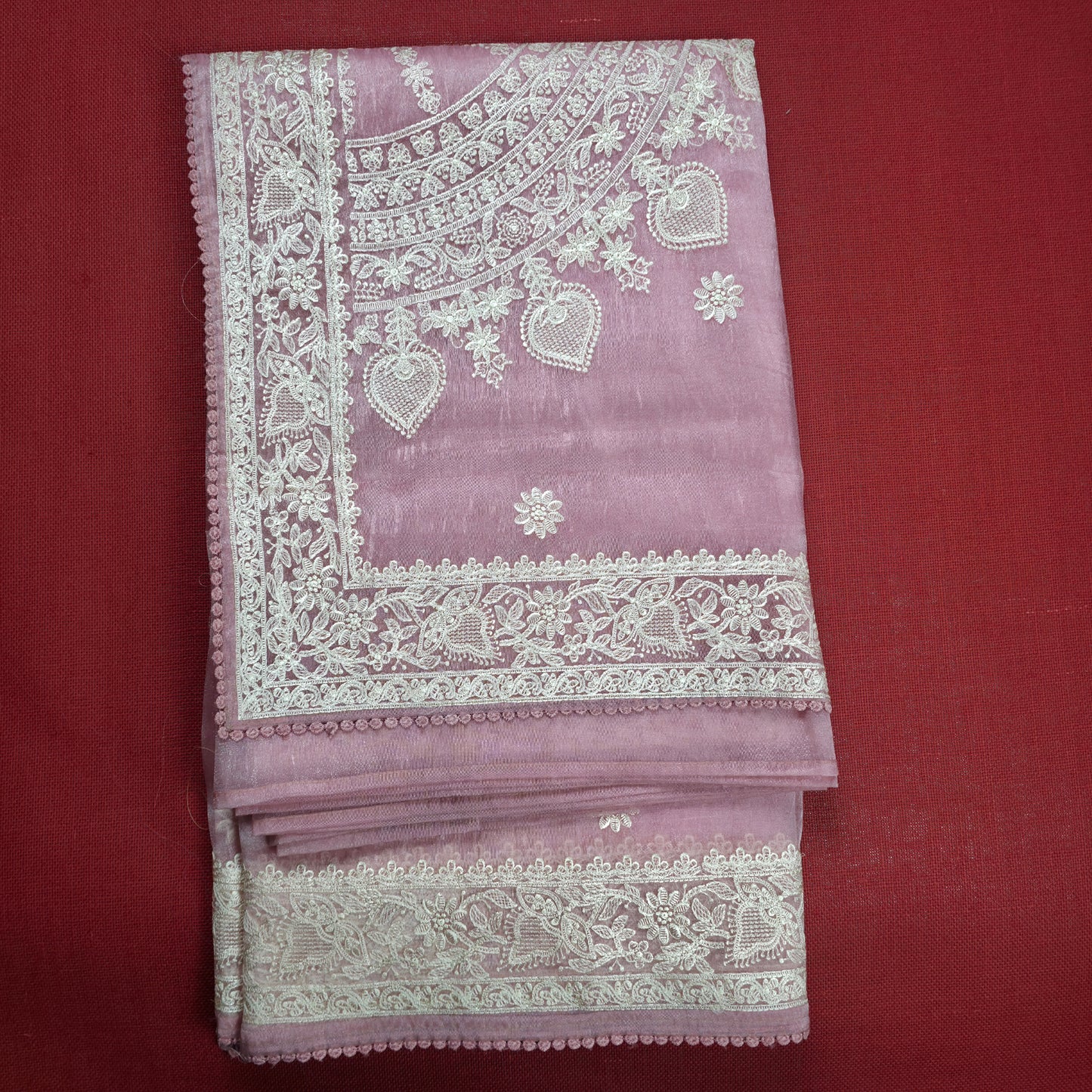 UP000144 - Banarasi Semi Silk with Resham Border