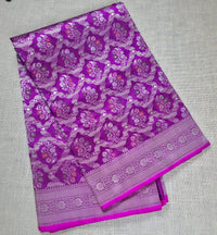 UP000126 - Banarasi Pure Katan Silk Meena Work