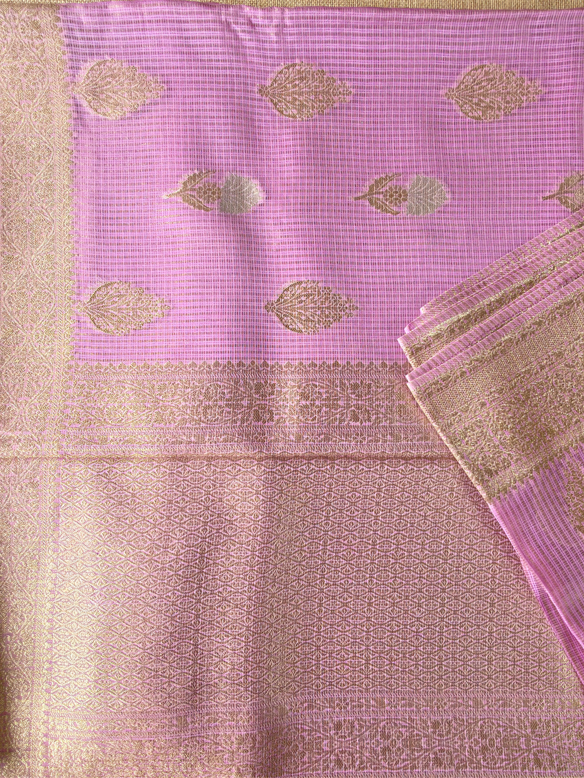 UP000066 - Banarasi Blended Silk Kota Saree