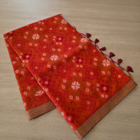 UP000219  Tussar silk with Patola design
