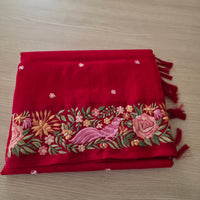 UP000230 Pure Tusser with Embroidery