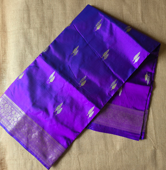 UP000192 - Pure Banarasi Katan  Silk Kaduwa Weave