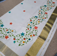 KL000107 Kerala Saree Floral