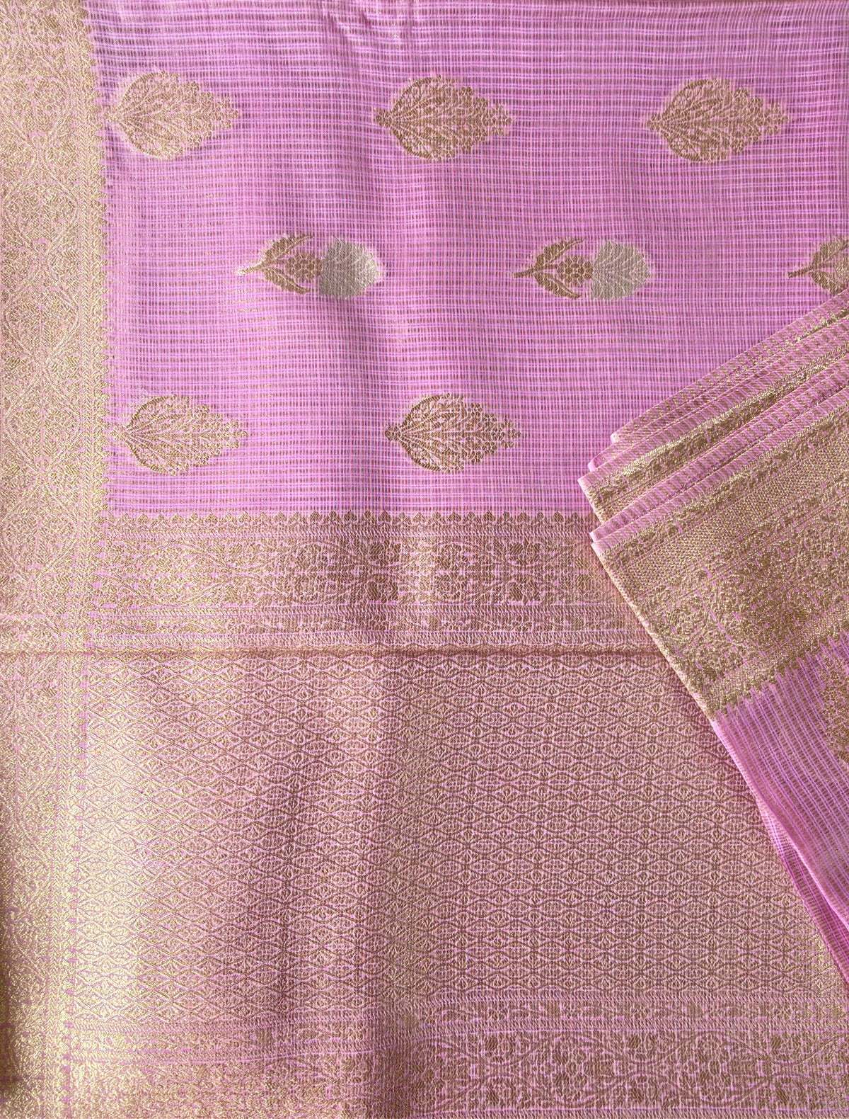 UP000066 - Banarasi Blended Silk Kota Saree